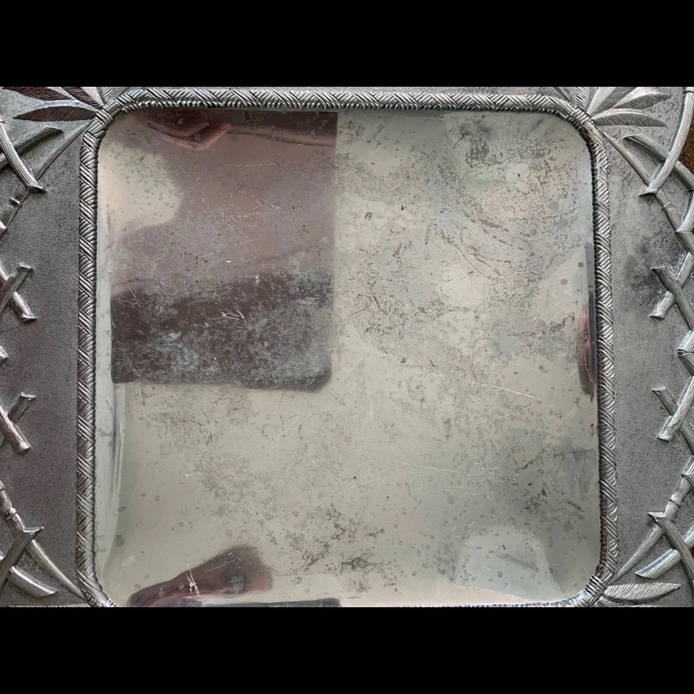 Lenox Decorative Silver color Square Tray